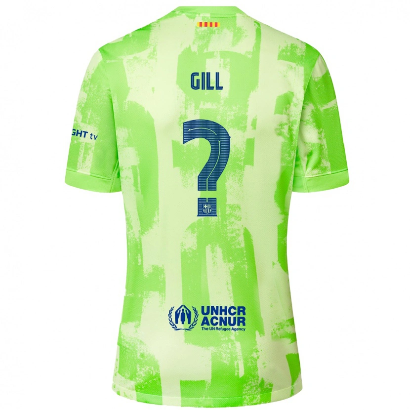 Danxen Niño Camiseta Adrian Gill #0 Lima Equipación Tercera 2024/25 La Camisa México