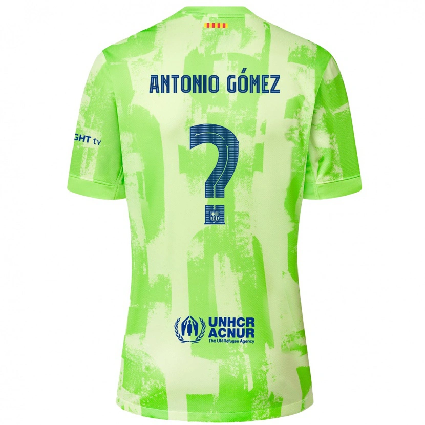 Danxen Niño Camiseta Antonio Gómez #0 Lima Equipación Tercera 2024/25 La Camisa México