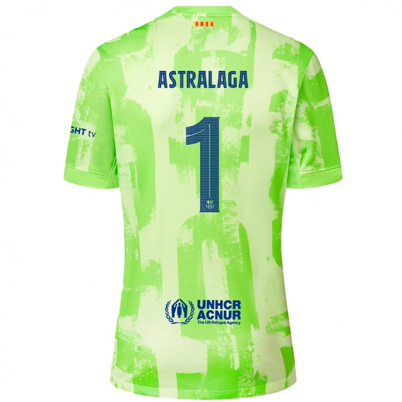 Danxen Niño Camiseta Ander Astralaga #1 Lima Equipación Tercera 2024/25 La Camisa México