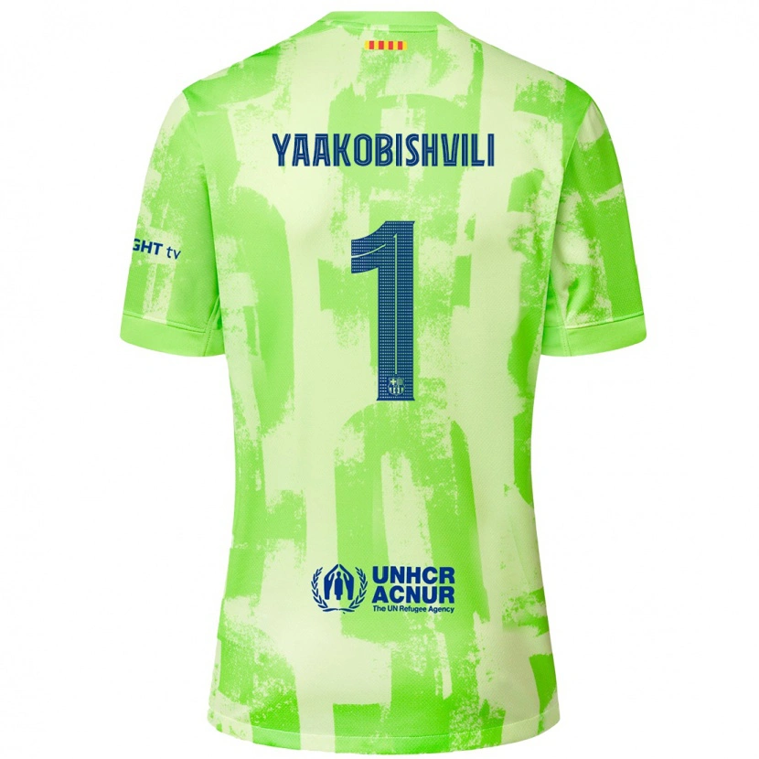 Danxen Niño Camiseta Áron Yaakobishvili #1 Lima Equipación Tercera 2024/25 La Camisa México