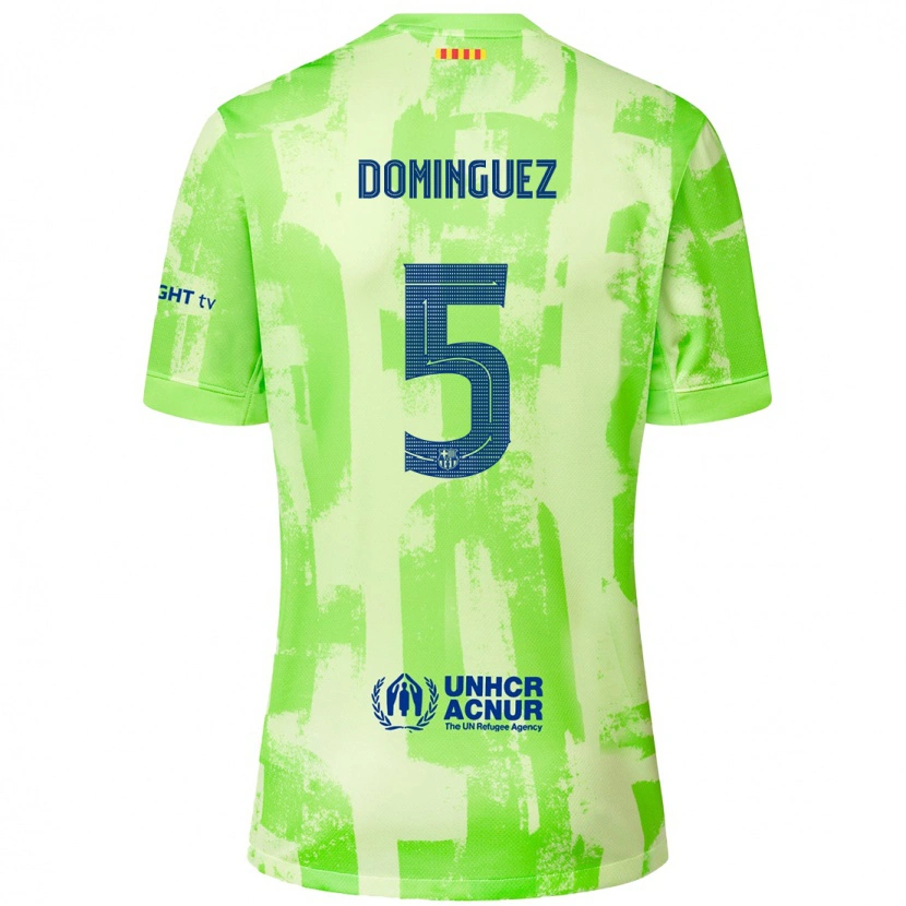 Danxen Niño Camiseta Sergi Domínguez #5 Lima Equipación Tercera 2024/25 La Camisa México