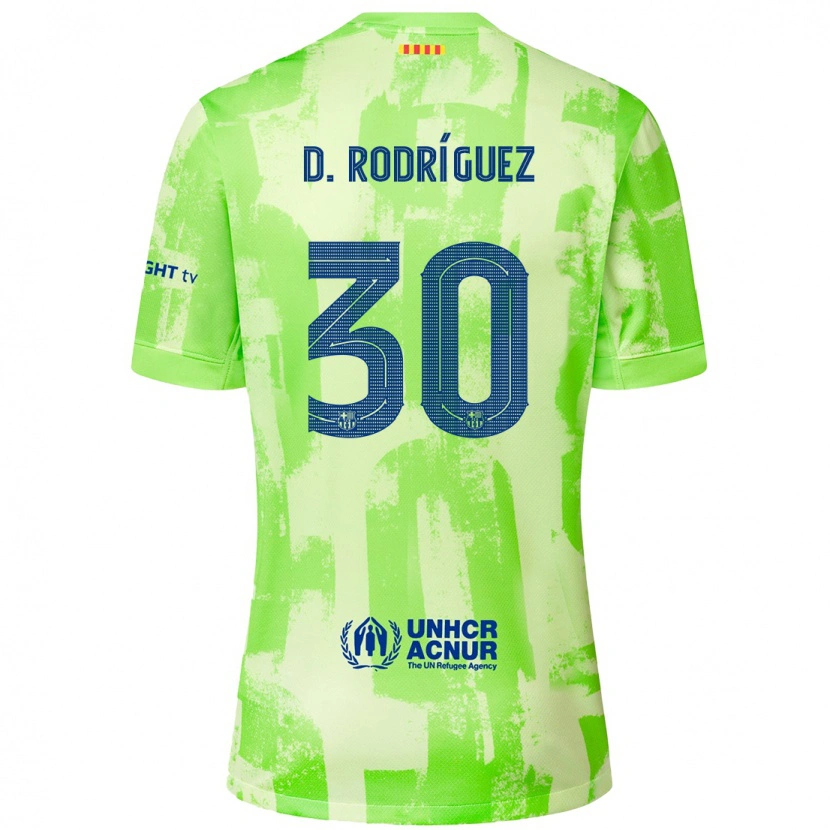 Danxen Niño Camiseta Dani Rodríguez #30 Lima Equipación Tercera 2024/25 La Camisa México