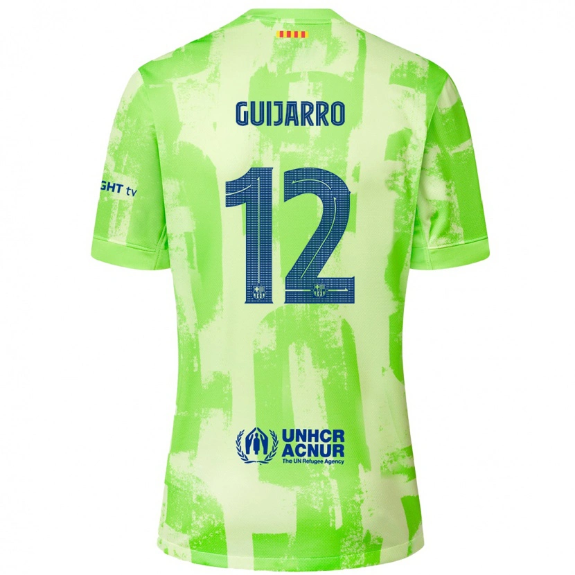 Danxen Niño Camiseta Patricia Guijarro #12 Lima Equipación Tercera 2024/25 La Camisa México