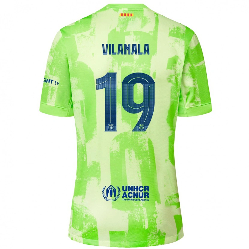 Danxen Niño Camiseta Bruna Vilamala #19 Lima Equipación Tercera 2024/25 La Camisa México