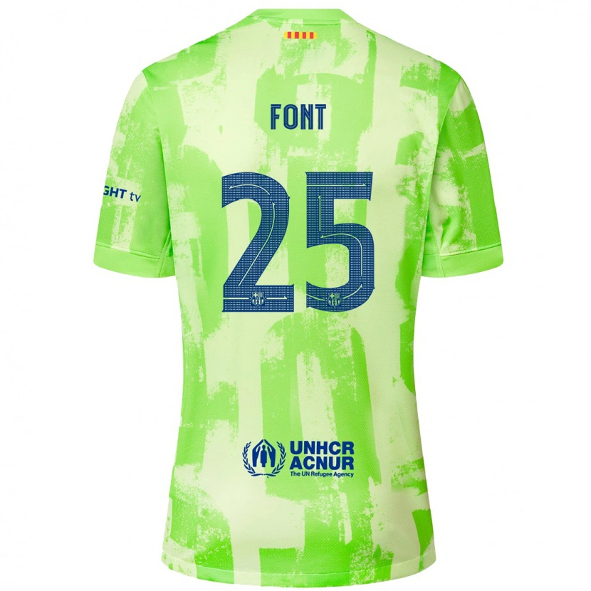 Danxen Niño Camiseta Gemma Font #25 Lima Equipación Tercera 2024/25 La Camisa México