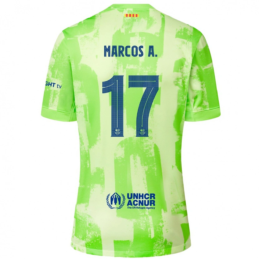 Danxen Niño Camiseta Marcos Alonso #17 Lima Equipación Tercera 2024/25 La Camisa México