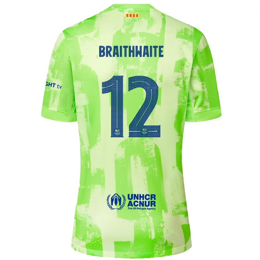 Danxen Niño Camiseta Martin Braithwaite #12 Lima Equipación Tercera 2024/25 La Camisa México
