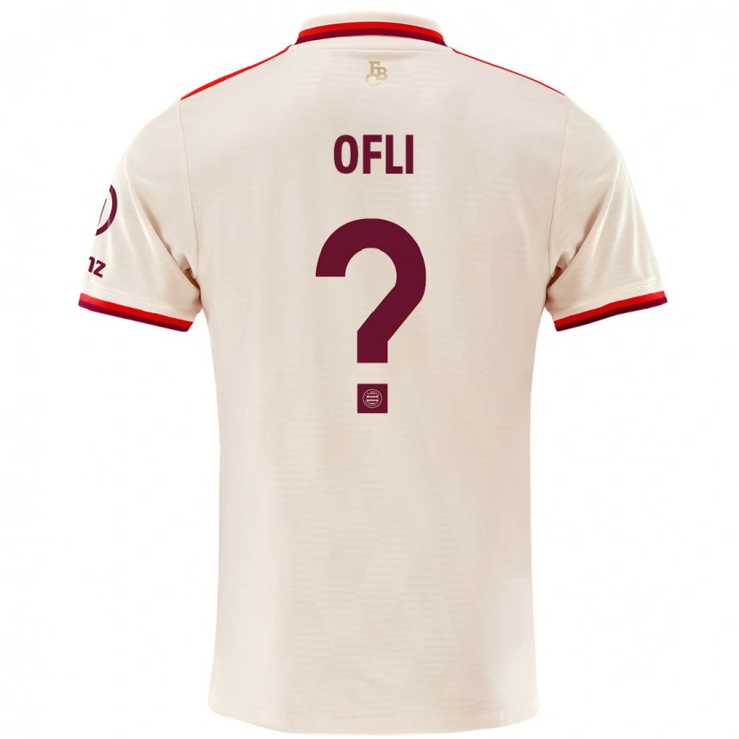 Danxen Niño Camiseta Deniz Ofli #0 Lino Equipación Tercera 2024/25 La Camisa México