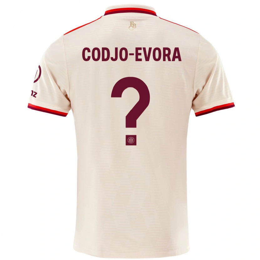 Danxen Niño Camiseta Noah Codjo-Evora #0 Lino Equipación Tercera 2024/25 La Camisa México