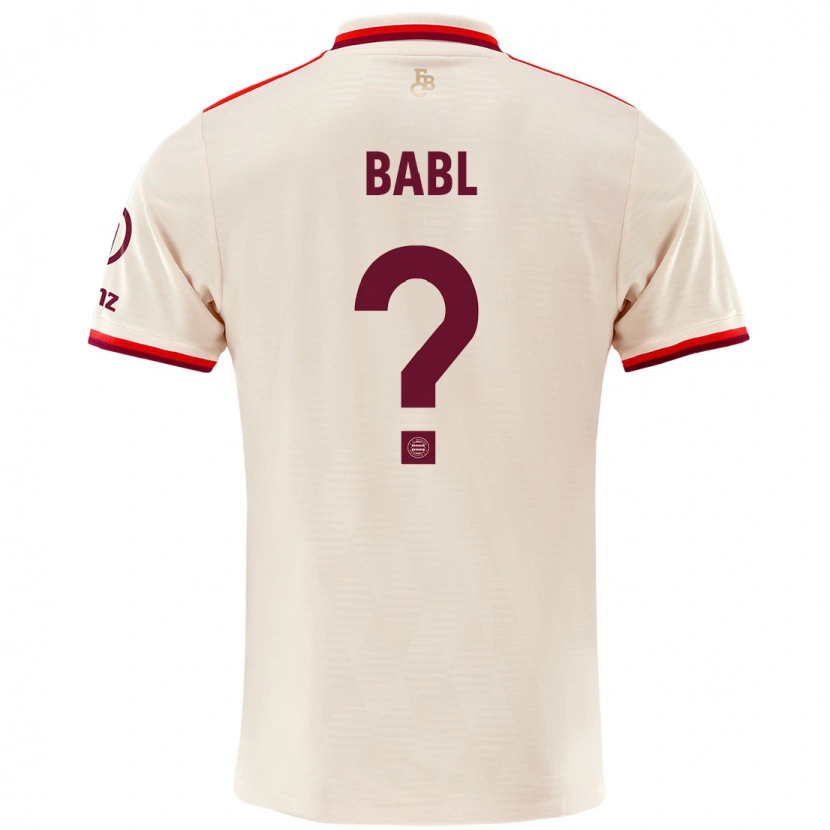 Danxen Niño Camiseta Luca Babl #0 Lino Equipación Tercera 2024/25 La Camisa México