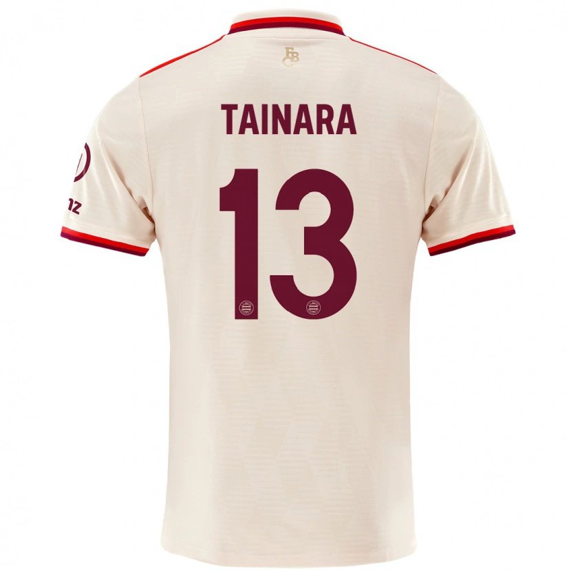 Danxen Niño Camiseta Tainara #13 Lino Equipación Tercera 2024/25 La Camisa México
