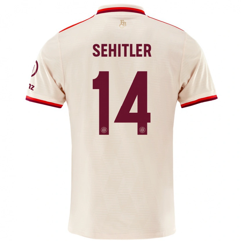 Danxen Niño Camiseta Alara Şehitler #14 Lino Equipación Tercera 2024/25 La Camisa México