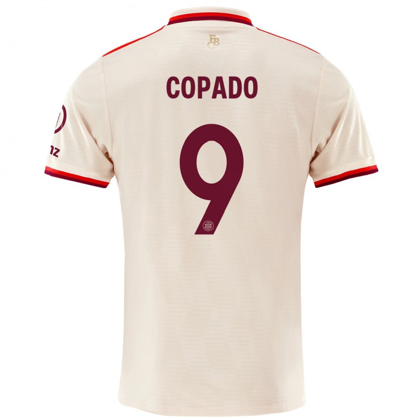 Danxen Niño Camiseta Lucas Copado #9 Lino Equipación Tercera 2024/25 La Camisa México