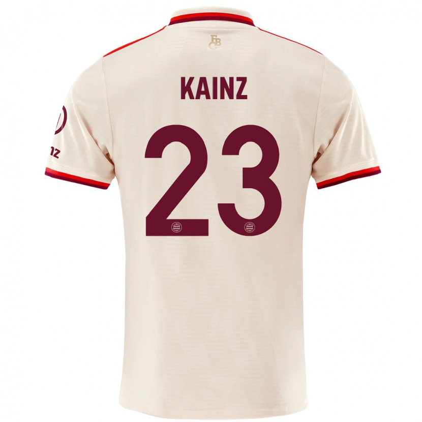 Danxen Niño Camiseta Manuel Kainz #23 Lino Equipación Tercera 2024/25 La Camisa México