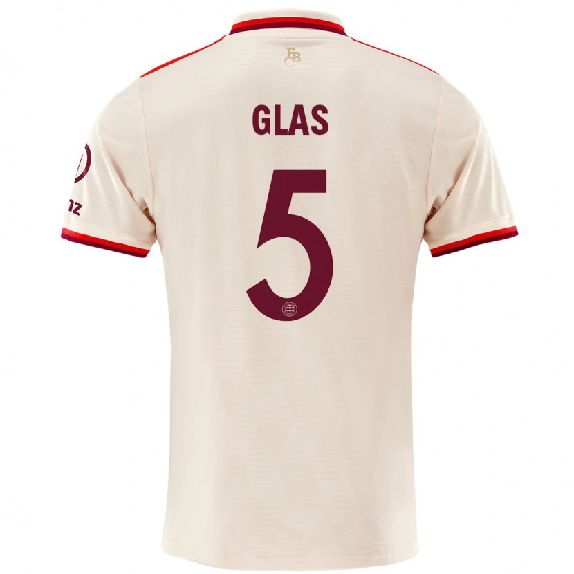 Danxen Niño Camiseta Hanna Glas #5 Lino Equipación Tercera 2024/25 La Camisa México