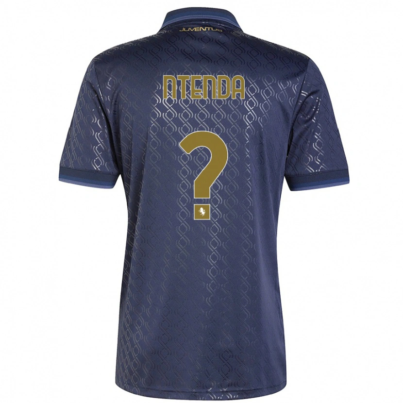 Danxen Niño Camiseta Jean-Claude Ntenda #0 Azul Marino Equipación Tercera 2024/25 La Camisa México