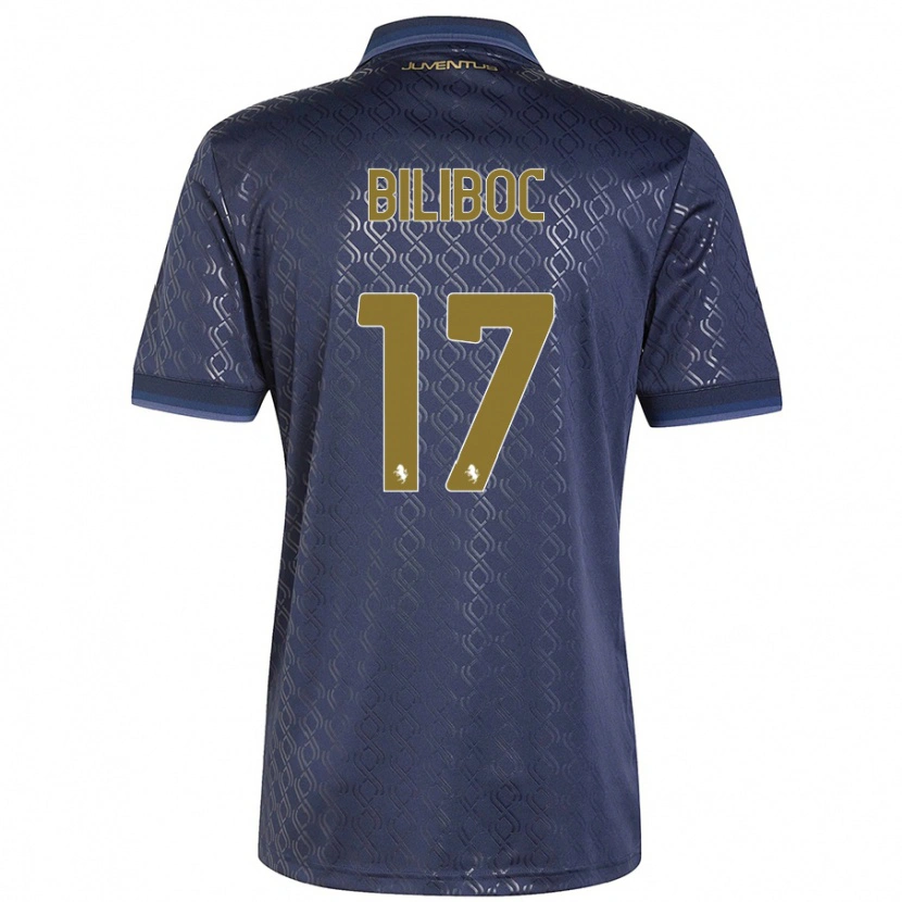 Danxen Niño Camiseta Lorenzo Biliboc #17 Azul Marino Equipación Tercera 2024/25 La Camisa México