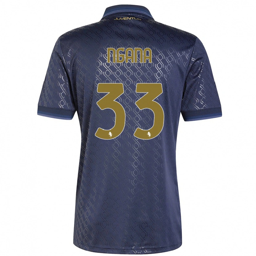 Danxen Niño Camiseta Valdes Ngana #33 Azul Marino Equipación Tercera 2024/25 La Camisa México
