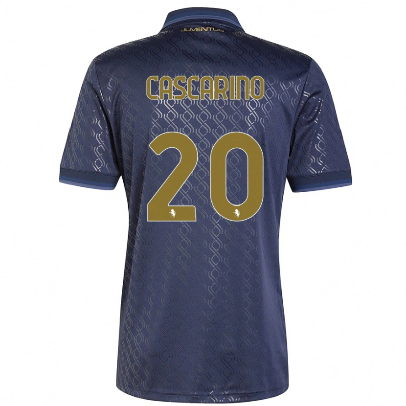 Danxen Niño Camiseta Estelle Cascarino #20 Azul Marino Equipación Tercera 2024/25 La Camisa México