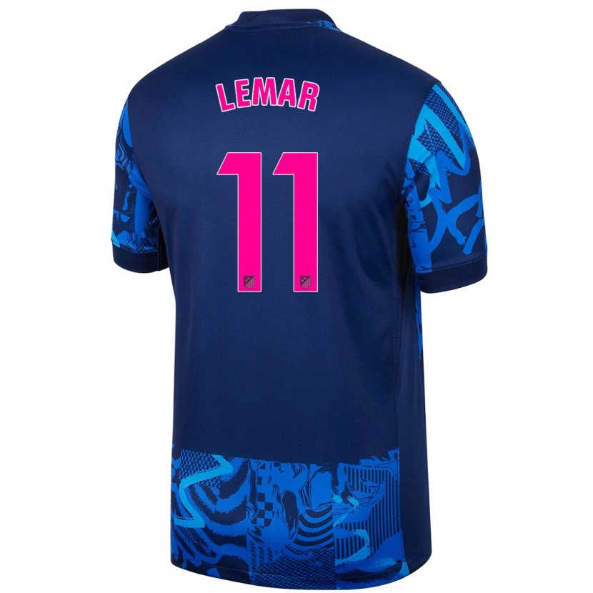Danxen Niño Camiseta Thomas Lemar #11 Azul Real Equipación Tercera 2024/25 La Camisa México