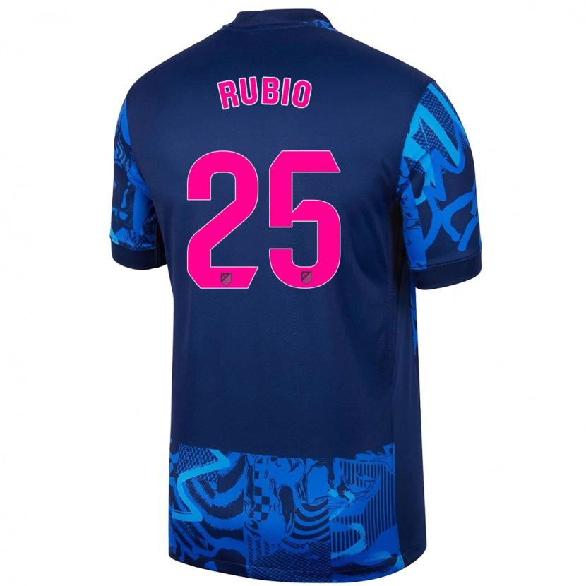 Danxen Niño Camiseta Daniel Rubio #25 Azul Real Equipación Tercera 2024/25 La Camisa México