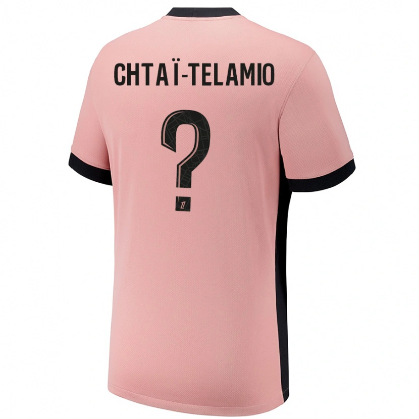 Danxen Niño Camiseta Zayon Chtaï-Telamio #0 Rosa Óxido Equipación Tercera 2024/25 La Camisa México