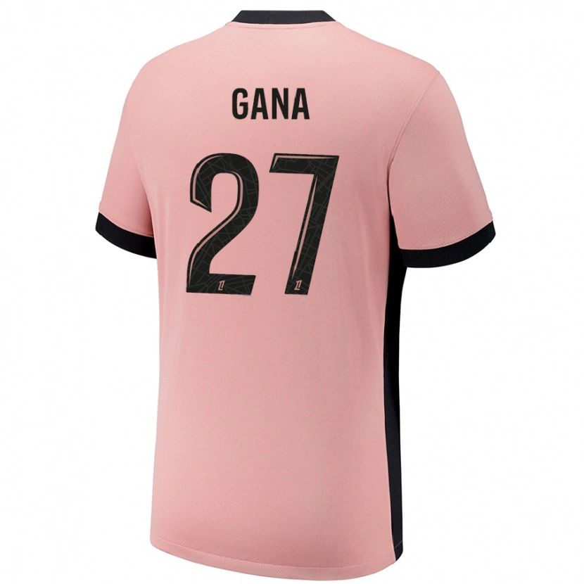 Danxen Niño Camiseta Idrissa Gana Gueye #27 Rosa Óxido Equipación Tercera 2024/25 La Camisa México