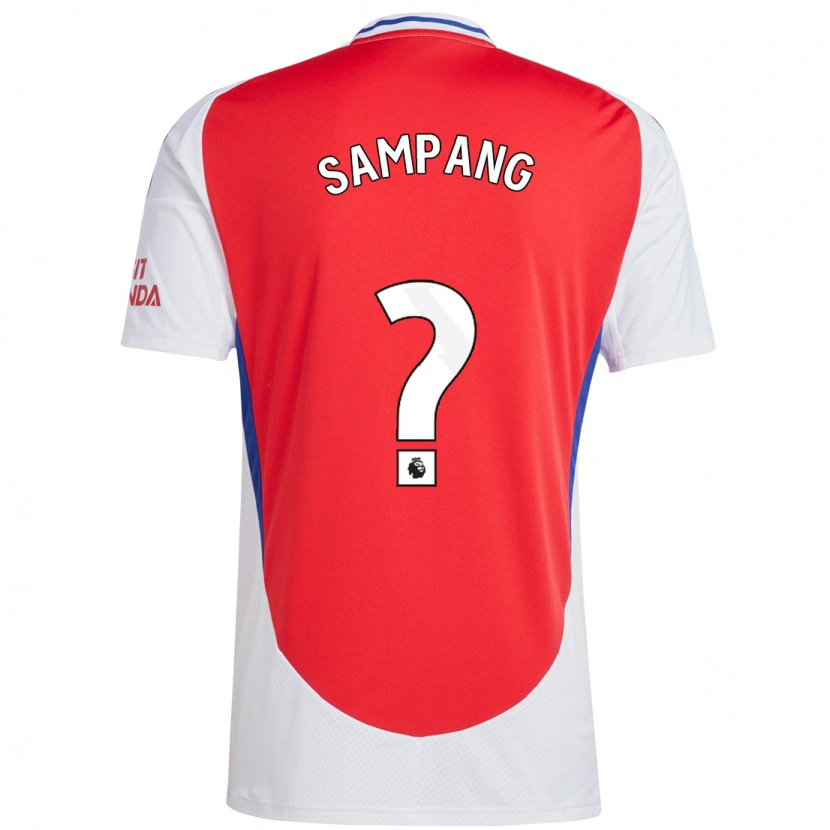 Danxen Hombre Camiseta Saurap Sampang #0 Rojo Blanco 1ª Equipación 2024/25 La Camisa México
