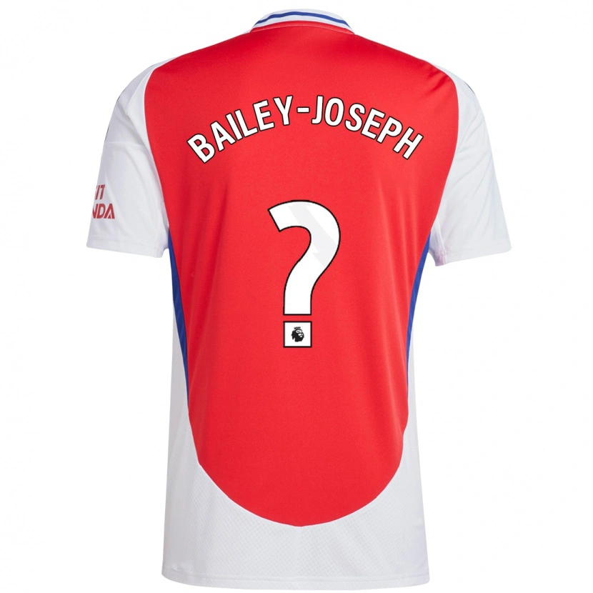Danxen Hombre Camiseta Brando Bailey-Joseph #0 Rojo Blanco 1ª Equipación 2024/25 La Camisa México