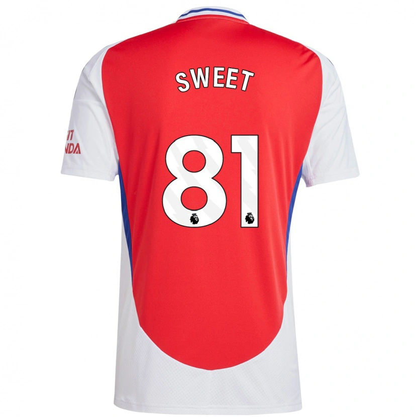 Danxen Hombre Camiseta Will Sweet #81 Rojo Blanco 1ª Equipación 2024/25 La Camisa México