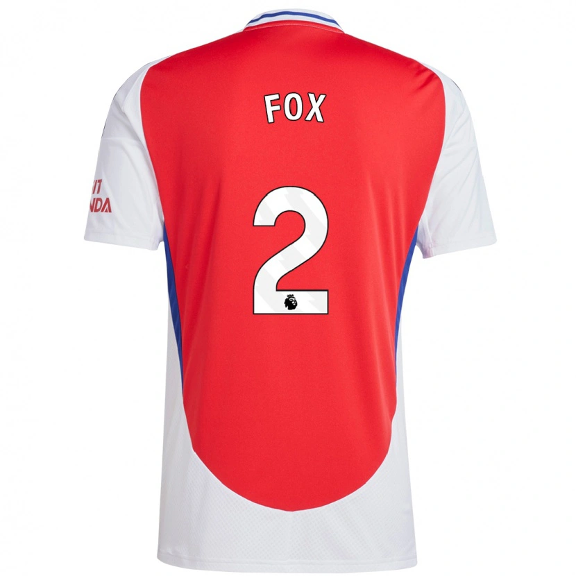 Danxen Hombre Camiseta Emily Fox #2 Rojo Blanco 1ª Equipación 2024/25 La Camisa México