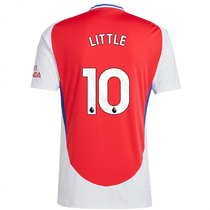 Danxen Hombre Camiseta Kim Little #10 Rojo Blanco 1ª Equipación 2024/25 La Camisa México