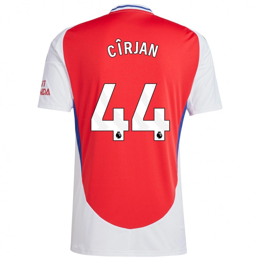 Danxen Hombre Camiseta Catalin Cîrjan #44 Rojo Blanco 1ª Equipación 2024/25 La Camisa México