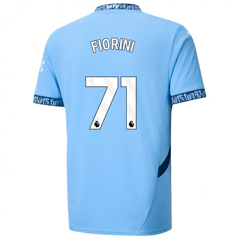 Danxen Hombre Camiseta Lewis Fiorini #71 Azul Marino 1ª Equipación 2024/25 La Camisa México