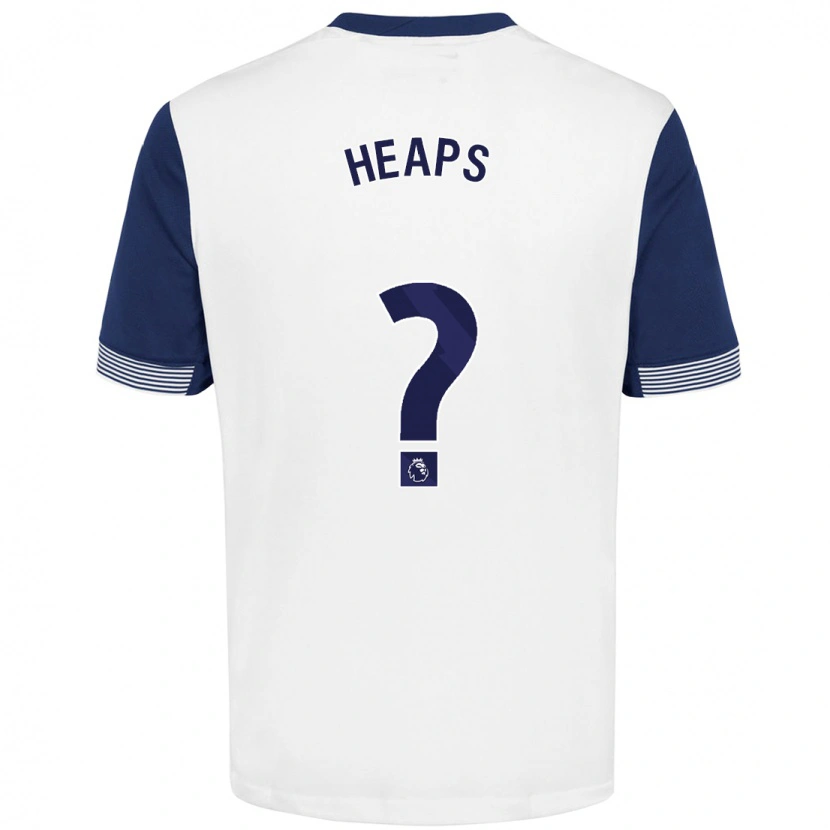 Danxen Hombre Camiseta Billy Heaps #0 Blanco Azul 1ª Equipación 2024/25 La Camisa México