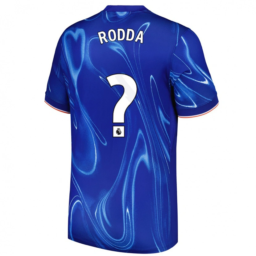 Danxen Hombre Camiseta Harry Rodda #0 Azul Blanco 1ª Equipación 2024/25 La Camisa México