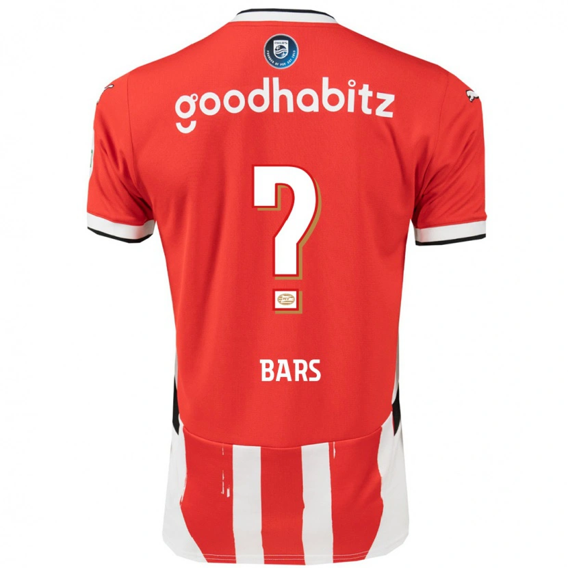 Danxen Hombre Camiseta Emir Bars #0 Rojo Blanco 1ª Equipación 2024/25 La Camisa México
