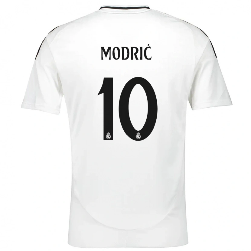 Danxen Hombre Camiseta Luka Modric #10 Blanco 1ª Equipación 2024/25 La Camisa México