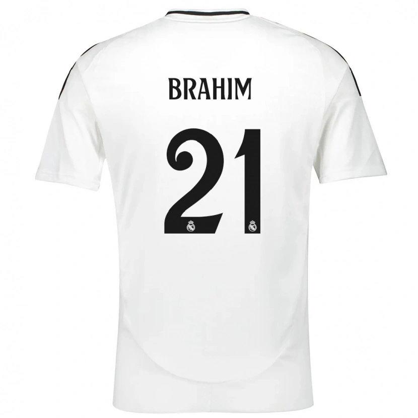 Danxen Hombre Camiseta Brahim Díaz #21 Blanco 1ª Equipación 2024/25 La Camisa México