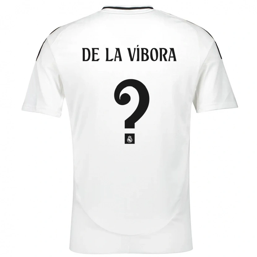 Danxen Hombre Camiseta David De La Víbora #0 Blanco 1ª Equipación 2024/25 La Camisa México