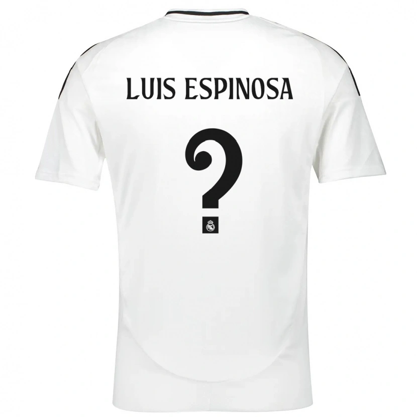 Danxen Hombre Camiseta José Luis Espinosa #0 Blanco 1ª Equipación 2024/25 La Camisa México