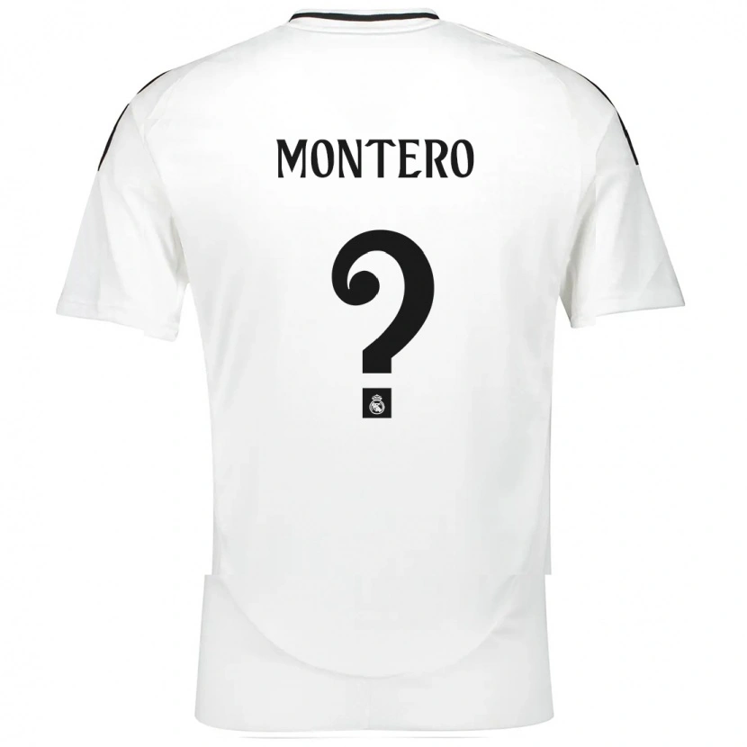 Danxen Hombre Camiseta Pablo Montero #0 Blanco 1ª Equipación 2024/25 La Camisa México