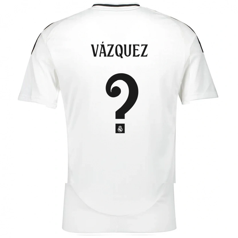 Danxen Hombre Camiseta Erik Vázquez #0 Blanco 1ª Equipación 2024/25 La Camisa México