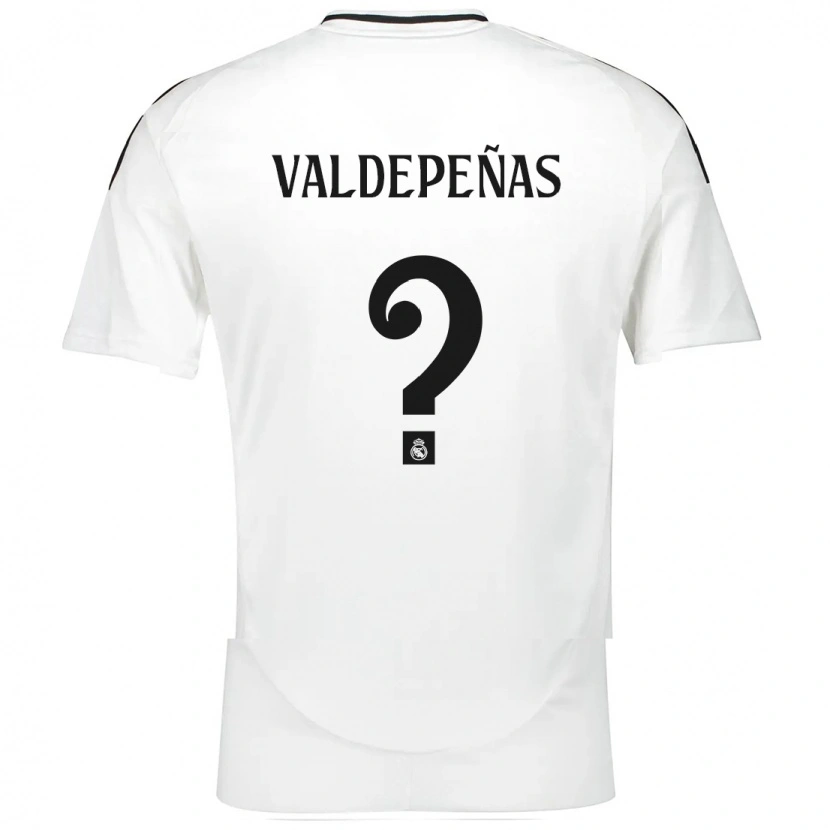 Danxen Hombre Camiseta Víctor Valdepeñas #0 Blanco 1ª Equipación 2024/25 La Camisa México