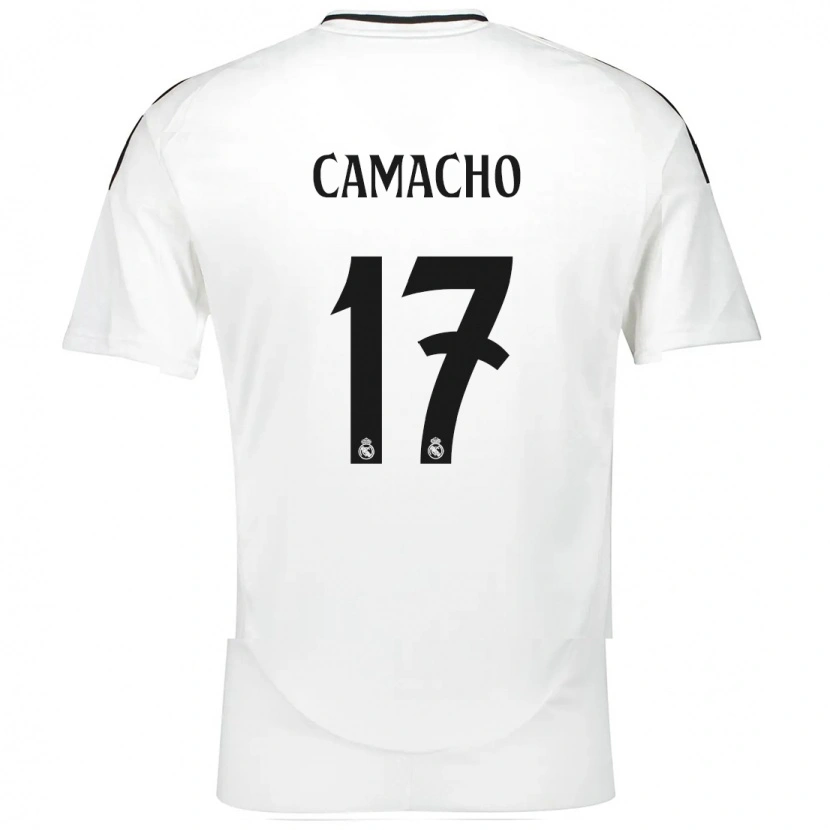 Danxen Hombre Camiseta Carla Camacho #17 Blanco 1ª Equipación 2024/25 La Camisa México