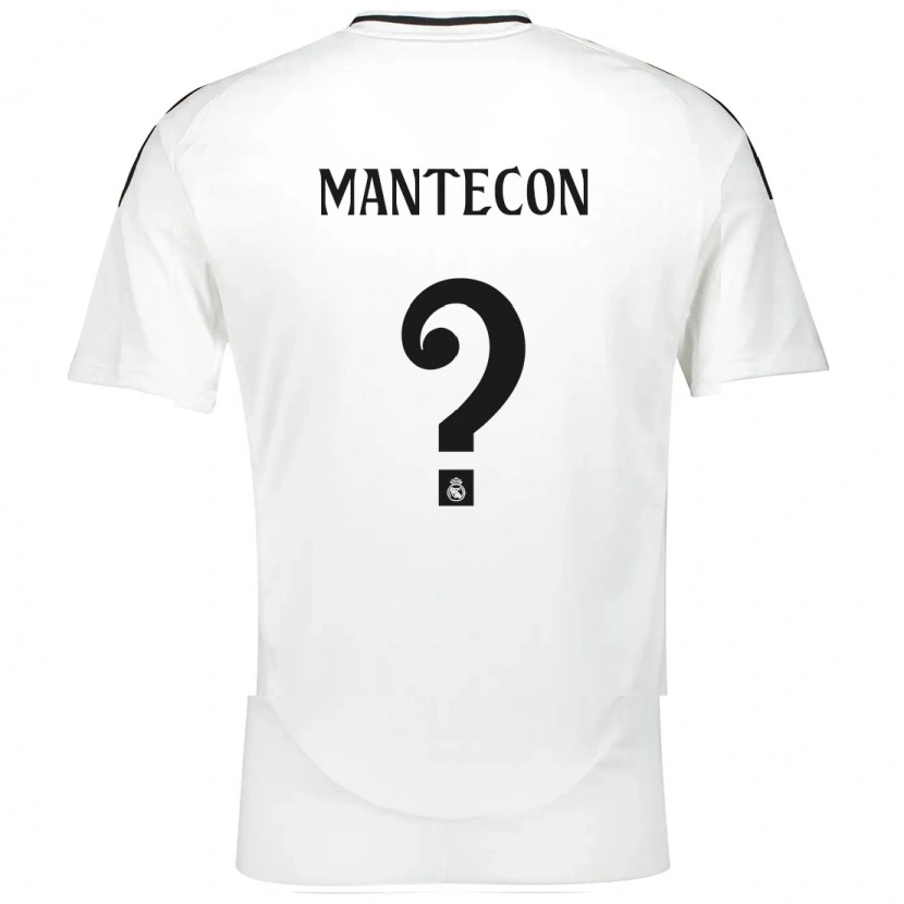Danxen Hombre Camiseta Hugo Mantecón #0 Blanco 1ª Equipación 2024/25 La Camisa México