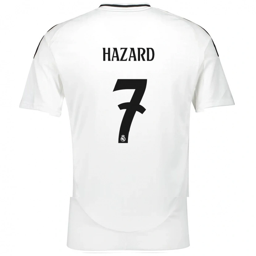 Danxen Hombre Camiseta Eden Hazard #7 Blanco 1ª Equipación 2024/25 La Camisa México