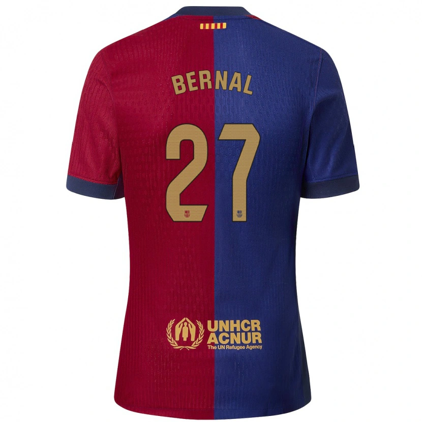 Danxen Hombre Camiseta Marc Bernal #27 Azul Rojo 1ª Equipación 2024/25 La Camisa México