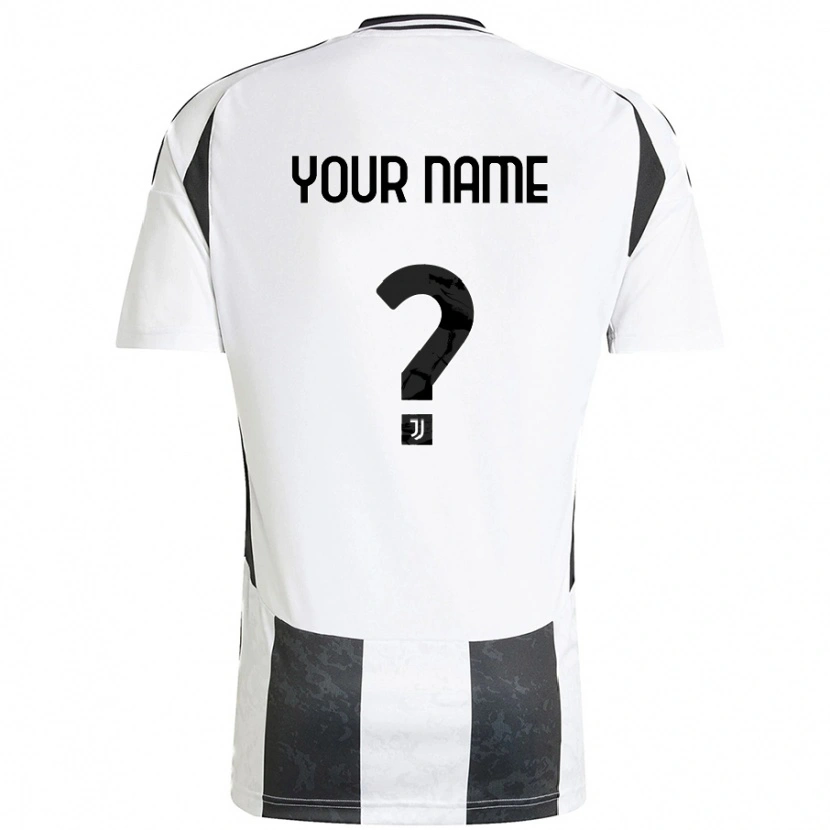Danxen Hombre Camiseta Su Nombre #0 Blanco Negro 1ª Equipación 2024/25 La Camisa México