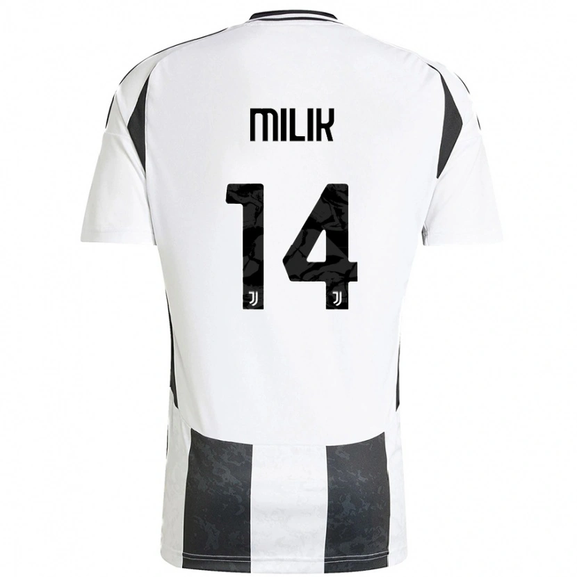 Danxen Hombre Camiseta Arkadiusz Milik #14 Blanco Negro 1ª Equipación 2024/25 La Camisa México